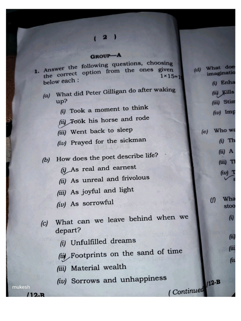 English Question | PDF