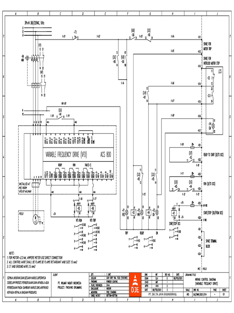 Wiring - VFD | PDF