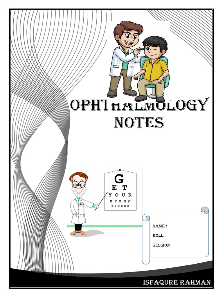 Ophthalmology 5th Year 250817 093243 | PDF | Cornea | Human Eye