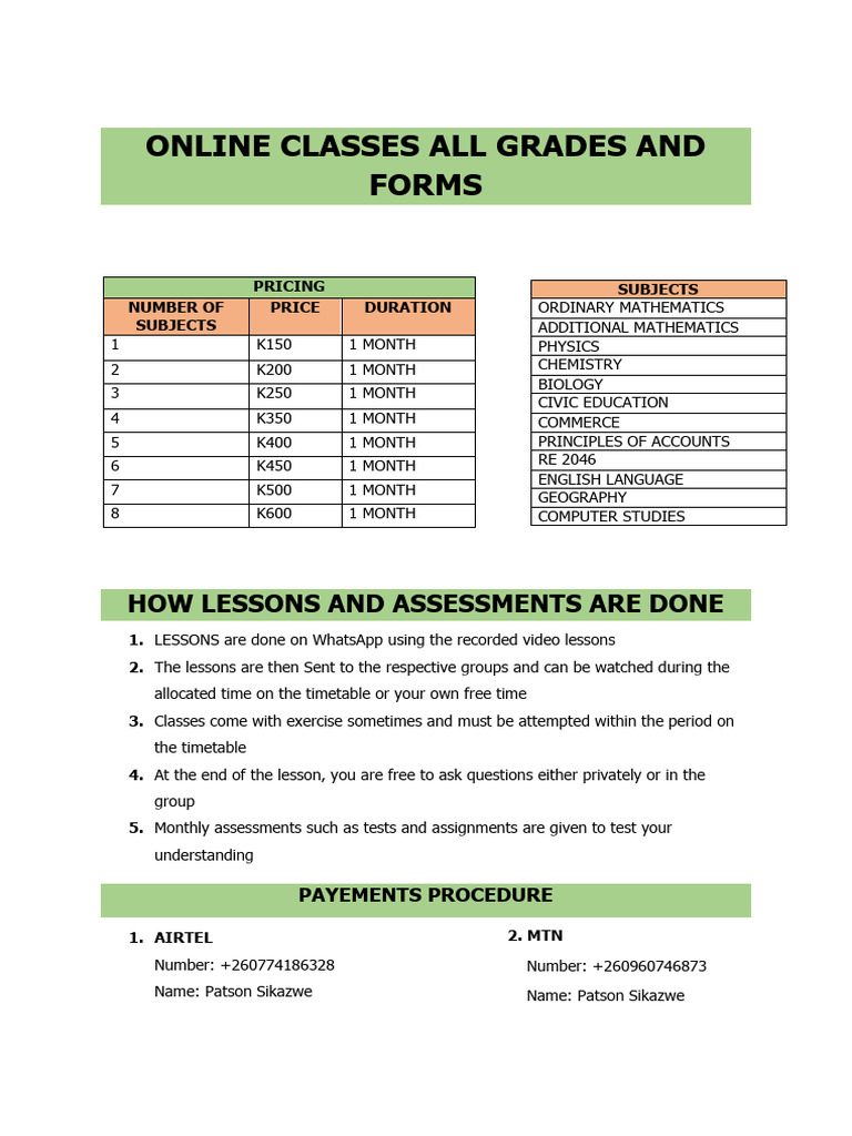 Online Classes - Advance Online Learning | PDF