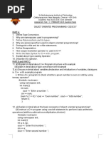 Cs25c07 Oop Lab Manual R-2025 | PDF | Object Oriented Programming ...