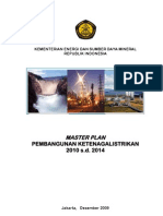 Master Plan Pembangunan Ketenagalistrikan 2010 s.d. 2014