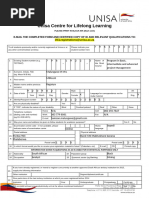 UNISA Refund Request Form 2025 | PDF