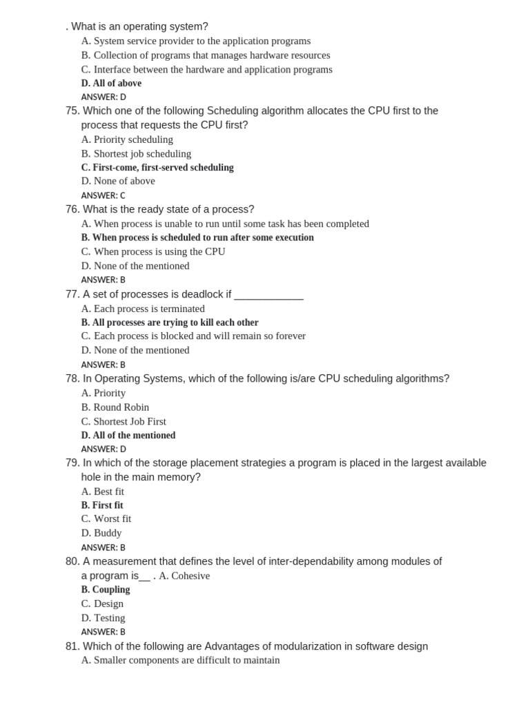Software E | PDF | Scheduling (Computing) | Information Technology