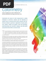 Hunter Lab Vs CIE L-A-b | PDF | Vision | Color