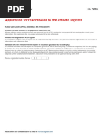 ACCA Membership Reinstatement Application | PDF | Accountant | Liquidation