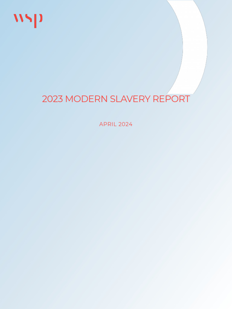 WSP 2023 Modern Slavery Report - en | PDF
