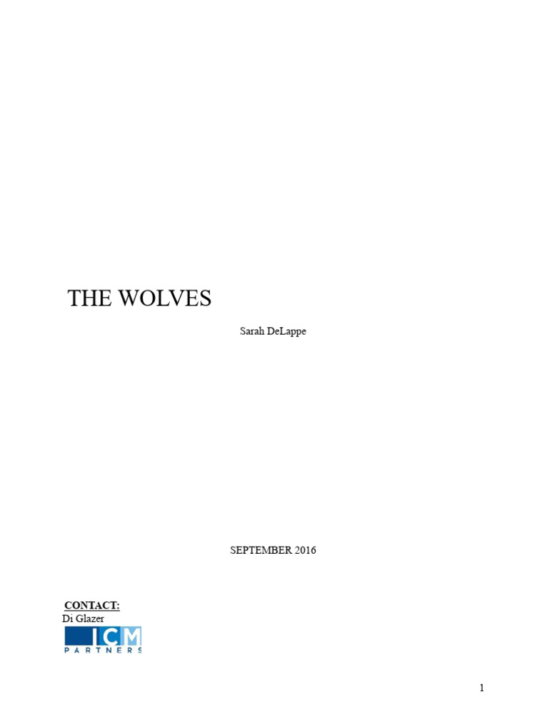 The Wolves - Cut Script | PDF