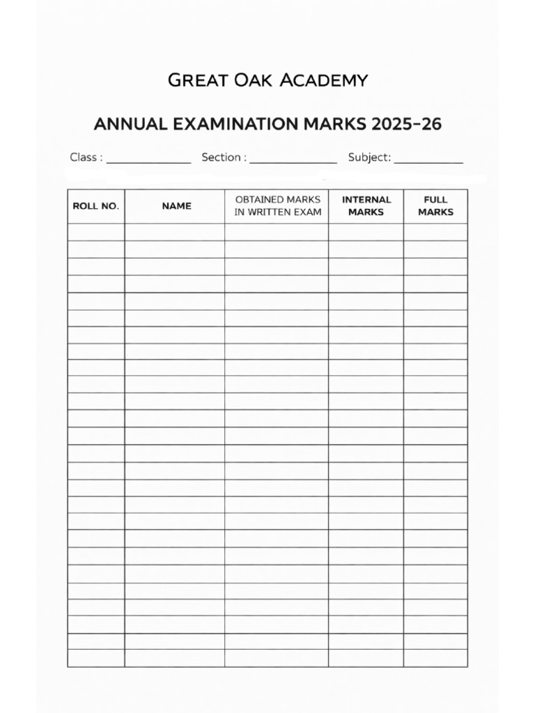 Mark Sheet | PDF
