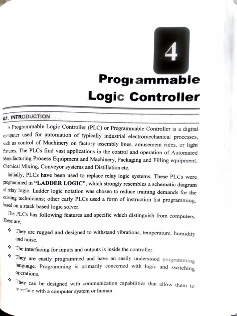 Mechatronics Unit - 4 | PDF | Programmable Logic Controller | Central ...
