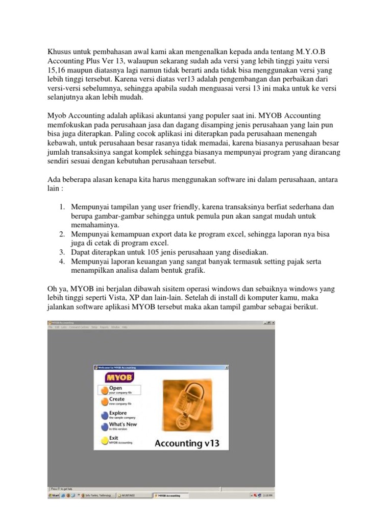 Myob Perusahaan Jasa