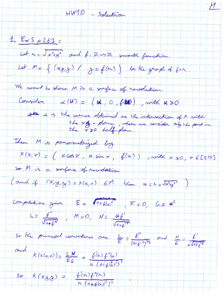 HW10 Solution | PDF
