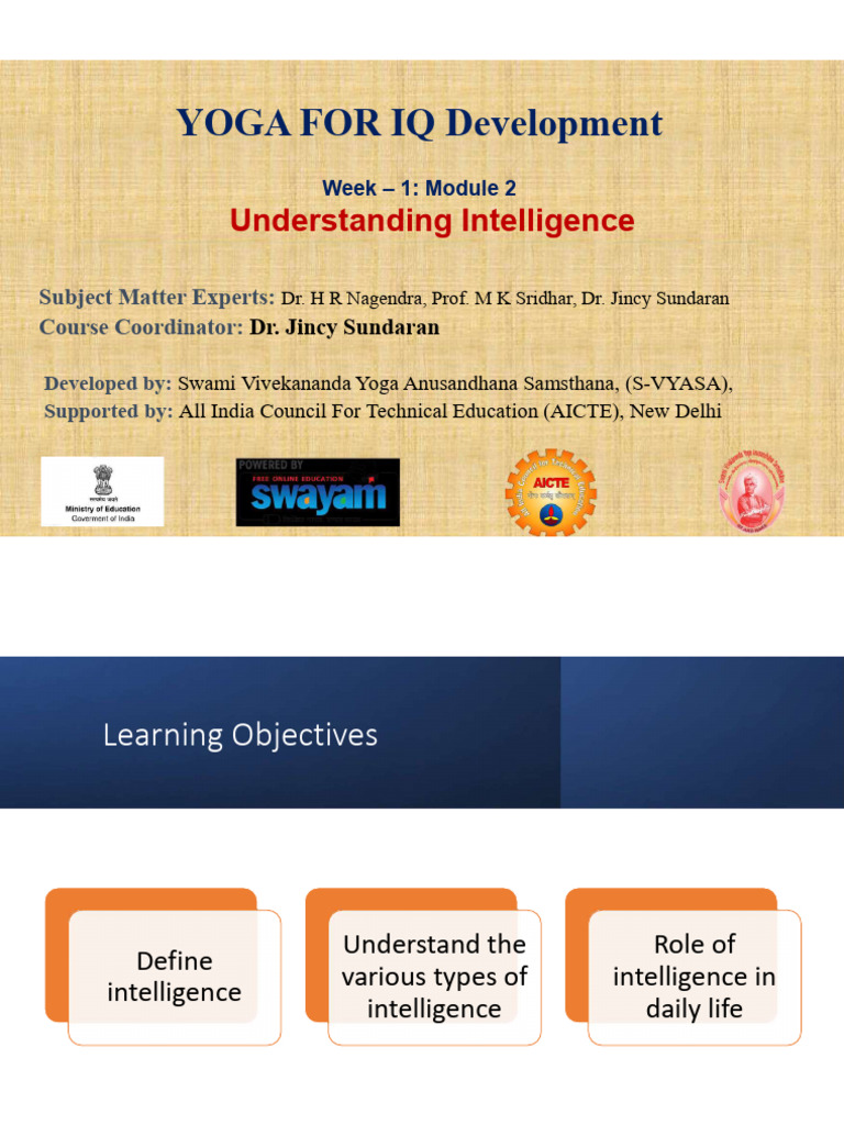 Week 1-Module 2-Understanding Intelligence | PDF | Intelligence ...