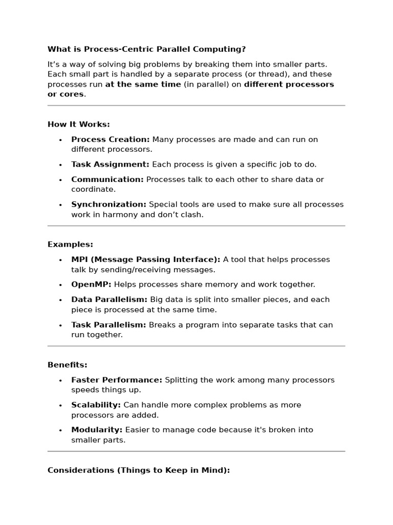 Parallel in Put Out Put | PDF | Process (Computing) | Parallel Computing