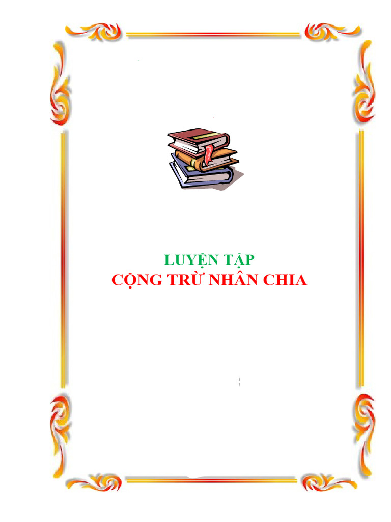 Luyen Tap Cong Tru Nhan Chia | PDF