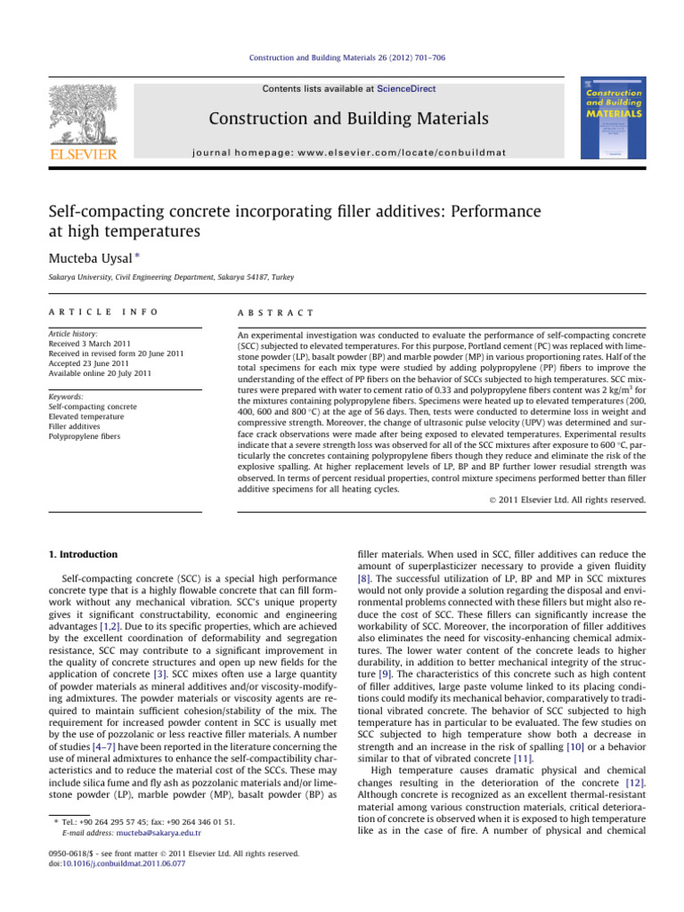 5. Self-compacting Concrete Incorporating Filler Additives_copy | PDF ...