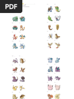 Complete Pokémon List: All 1025 | PDF | Pokémon | Nintendo Franchises