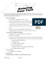 04 Step 2 Entering Your Text (Student Handout)