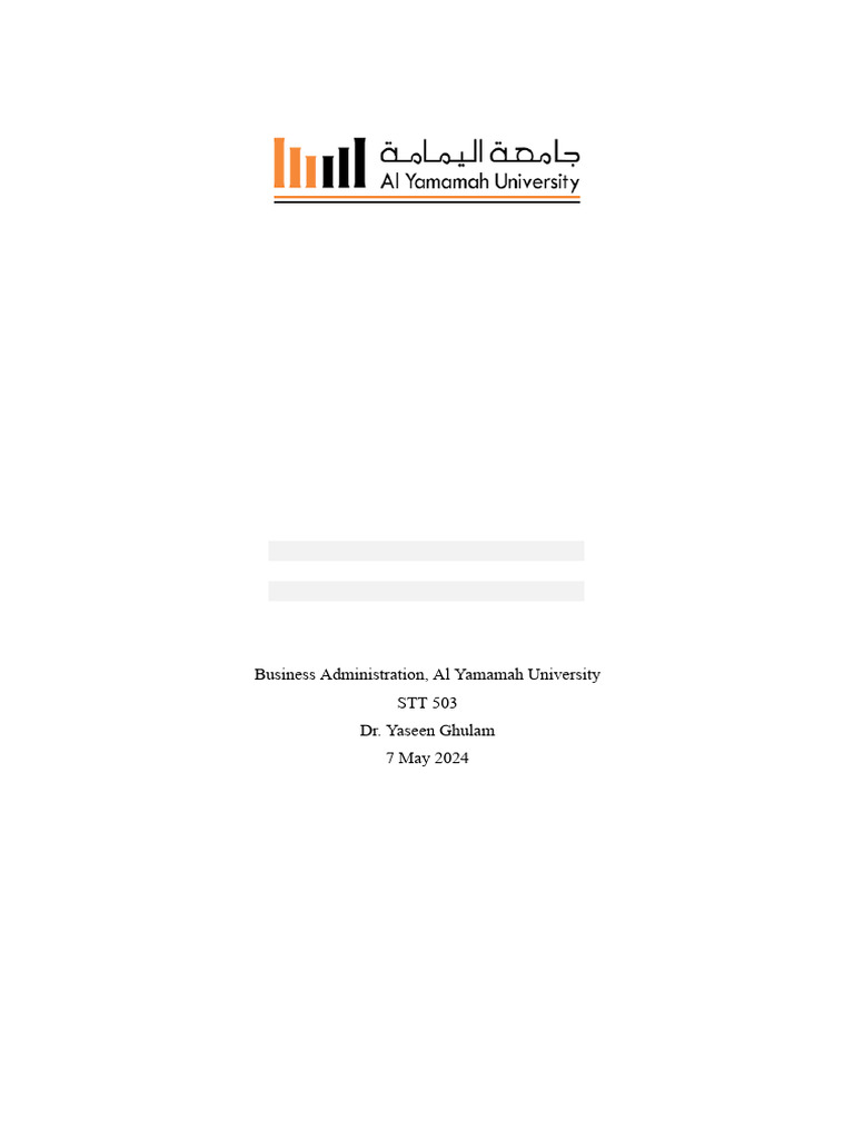 (STT503) Case Study & Assignment | PDF | Financial Risk | Errors And ...