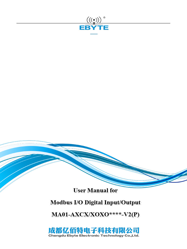 MA01-V2-Modbus Digital InputOutput User Manual | PDF | Programmable ...