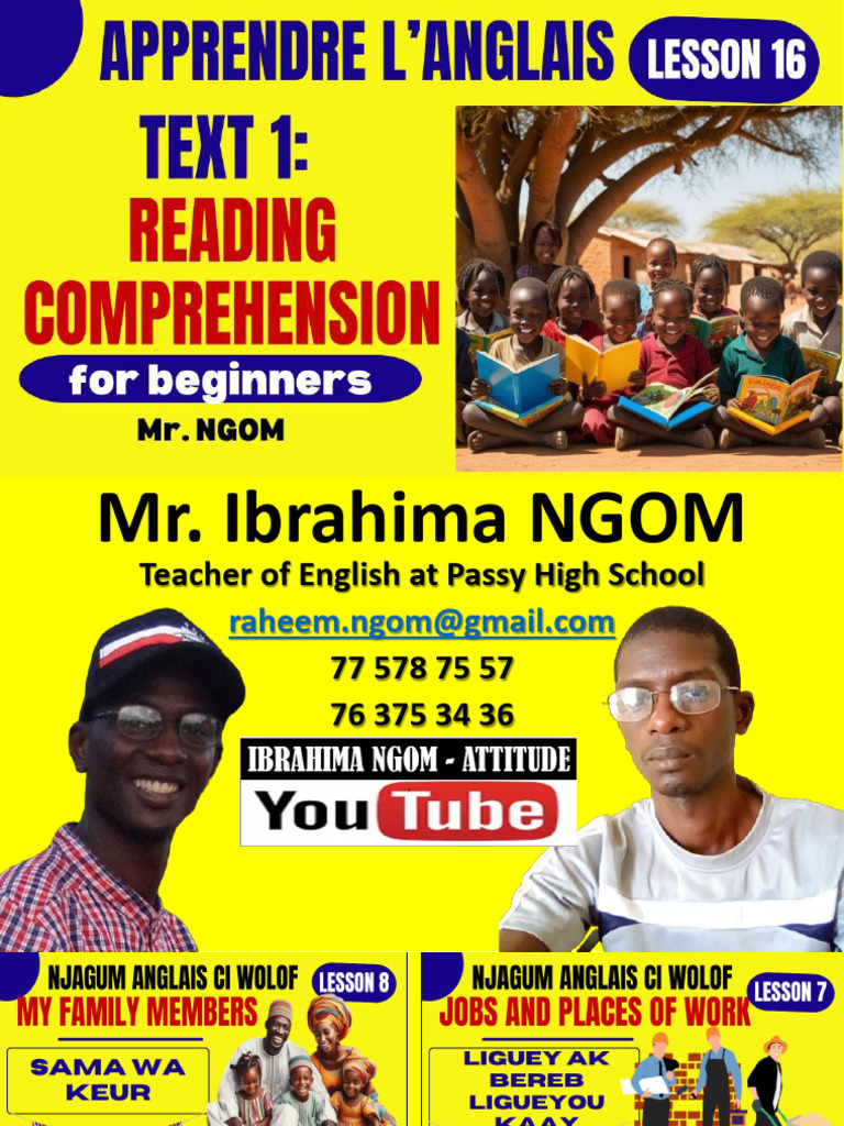 16 Reading Comprehension 1 | PDF | Clothing