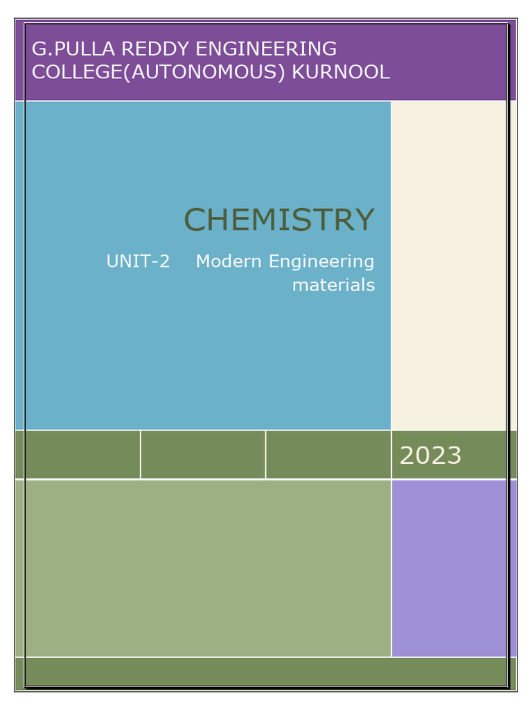 Unit-2 Modern Engineering Materials | PDF | Semiconductors ...