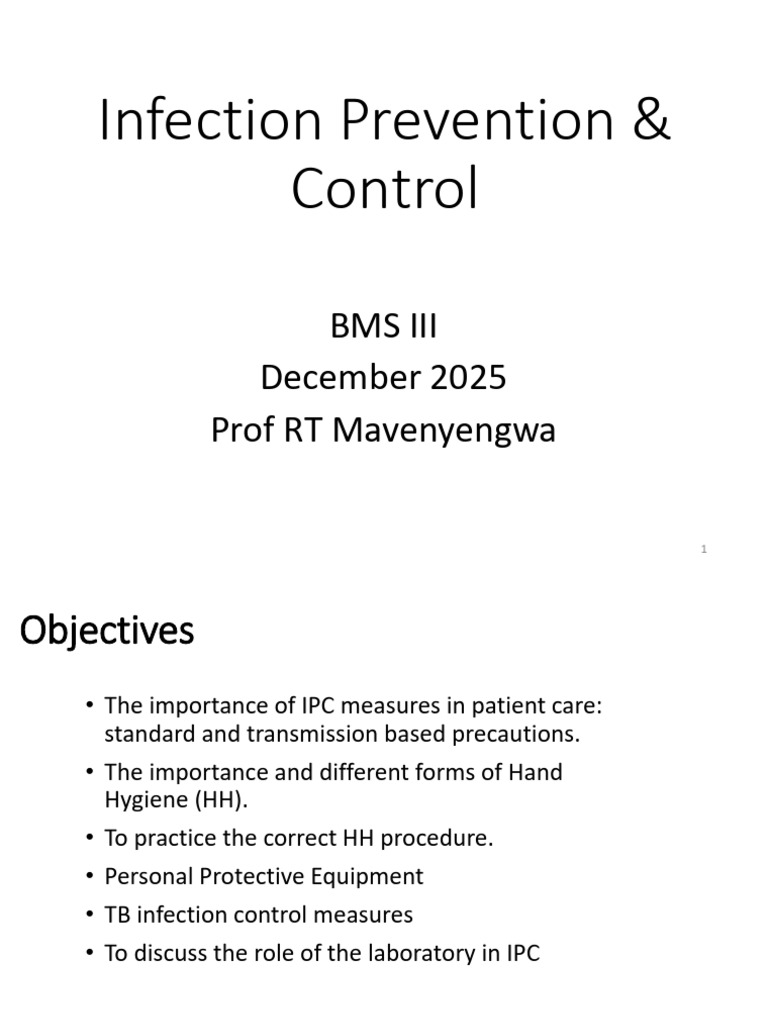 Infection Prevention and Control 2025 | PDF | Infection | Hospital ...