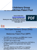 Experts Advisory Group in The Medicines Patent Pool