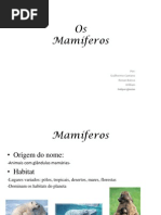 Os Mamíferos
