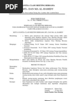 SURAT KEPUTUSAN PENGURUS