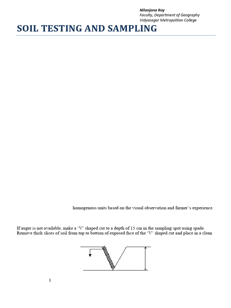 Soil PH Testing NR | PDF | Ph | Soil