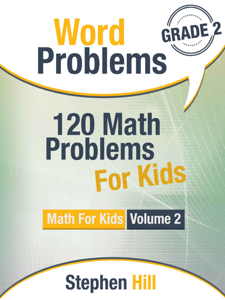 Word Problems 120 Math Problems For Kids Math Workbook Grade 2 (Math ...