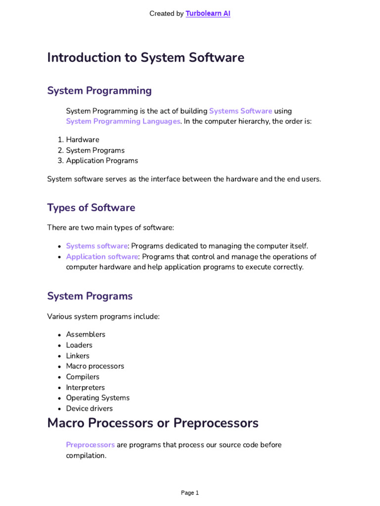 OS Mod 1 Short Notes | PDF | Operating System | Programming