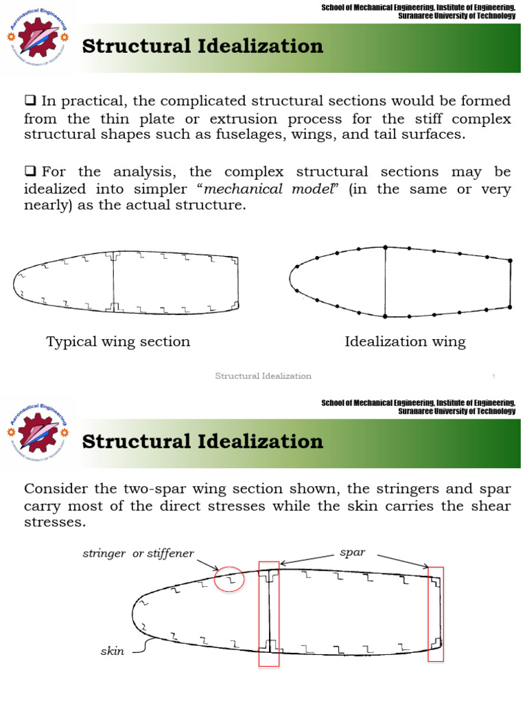 Structural Idealization | PDF | Bending | Stress (Mechanics)