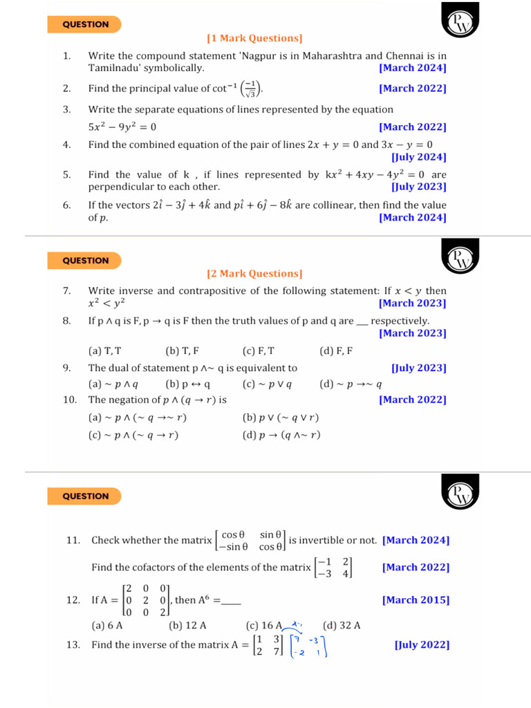 Maths 100 Top | PDF