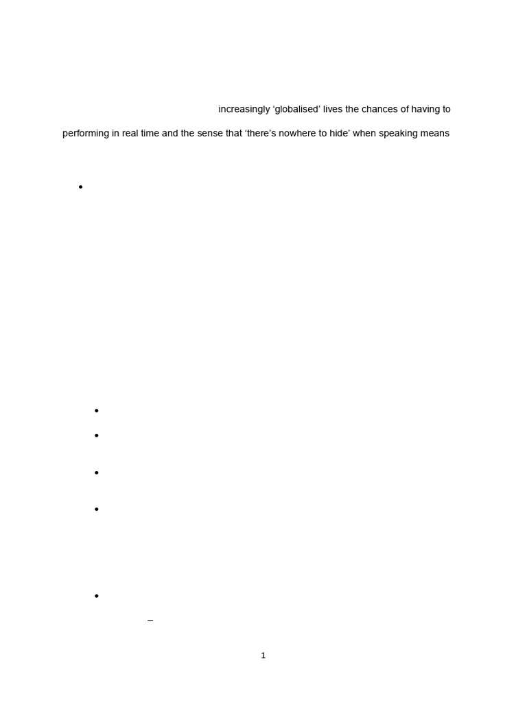 The Speaking Skill Theory | PDF | Learning | Linguistics