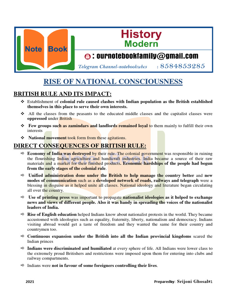 10. RISE OF NATIONAL EVENT | PDF | Nationalism | British Raj