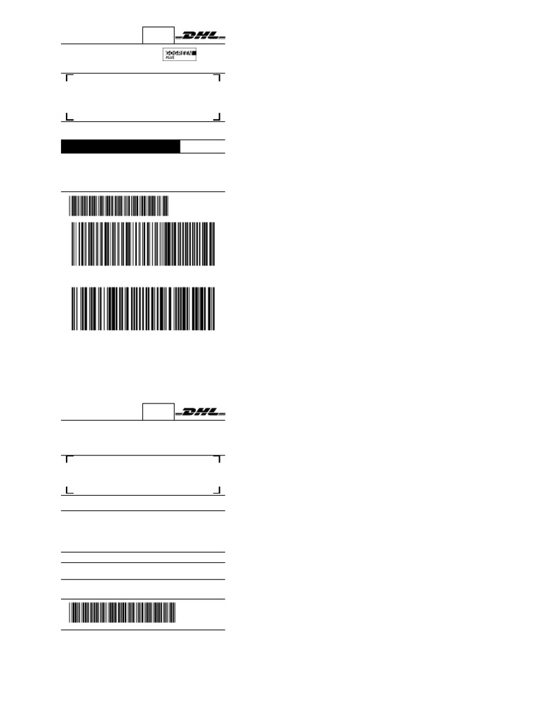 Create a Shipment DHL Express Shipping Labels MyDHL+ 23-2-26 | PDF