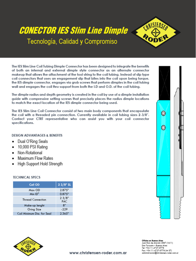 Conector IES Slim Line Dimple | PDF