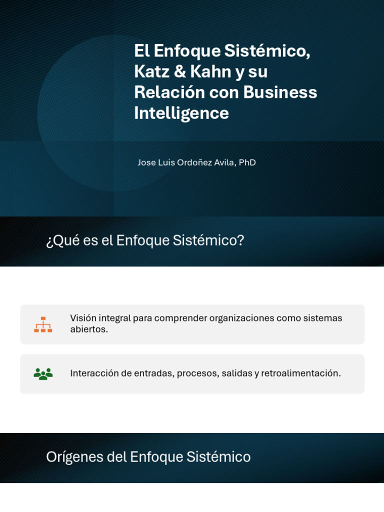 Enfoque Sistemico | PDF