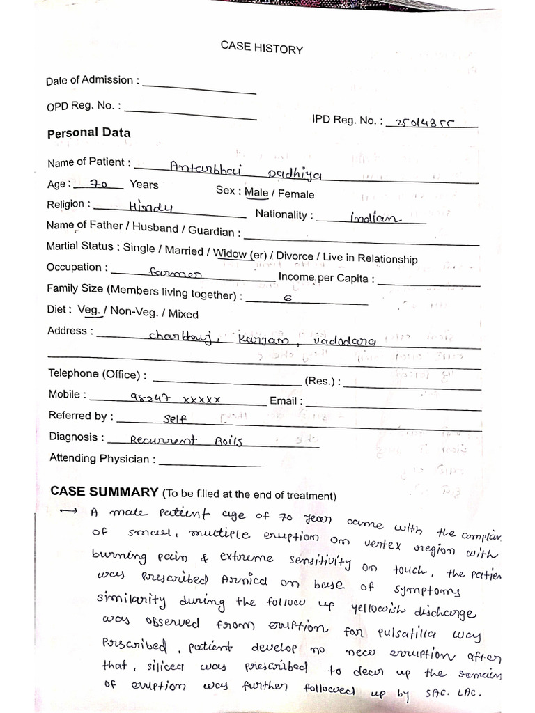 Chronic Case (3) | PDF