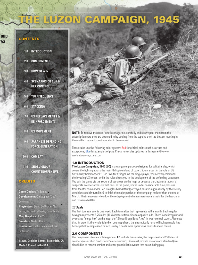 w59 Luzoncamp v6f Erules | PDF | Military Organization | Military Units ...