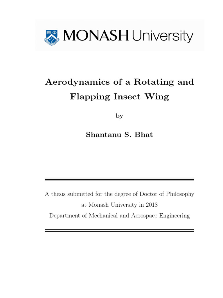 (Paper Flight) Aerodynamics of A Rotating&Flapping Insect Wing-2018 ...
