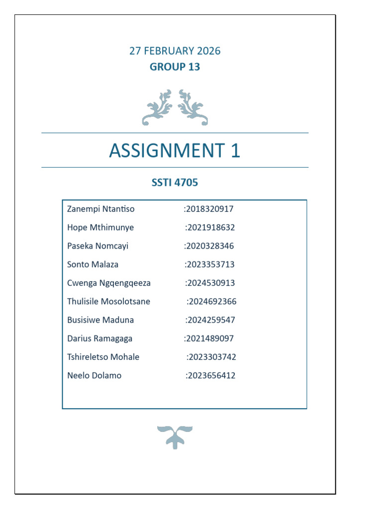 SSTI Assignment Submission | PDF | Educational Assessment | Learning