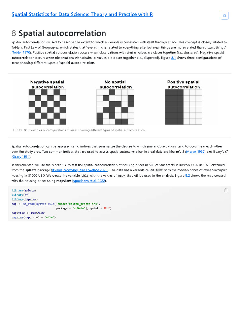 Spatial Autocorrelation 3 | PDF