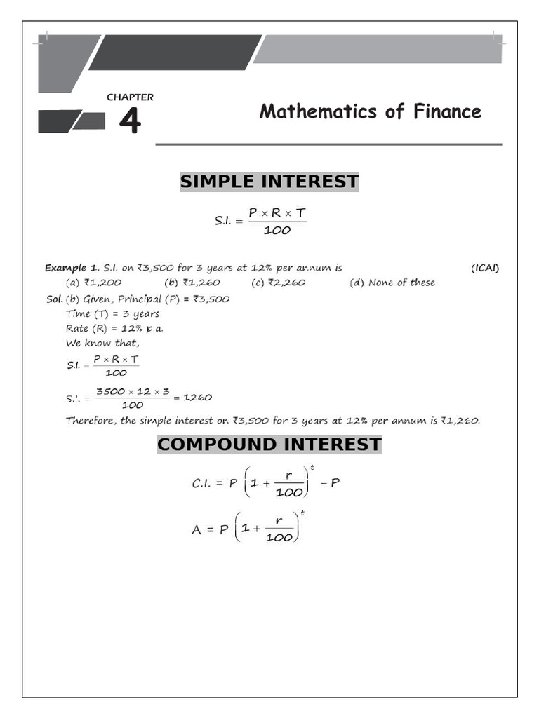 Maths Notes | PDF