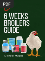 6-Week Broiler Feeding Schedule Guide | PDF