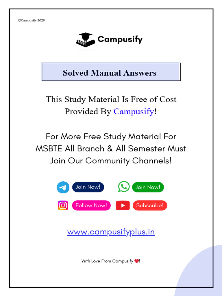 CSS Solved Manual by Campusify | PDF | Angular Js | Dynamic Web Page