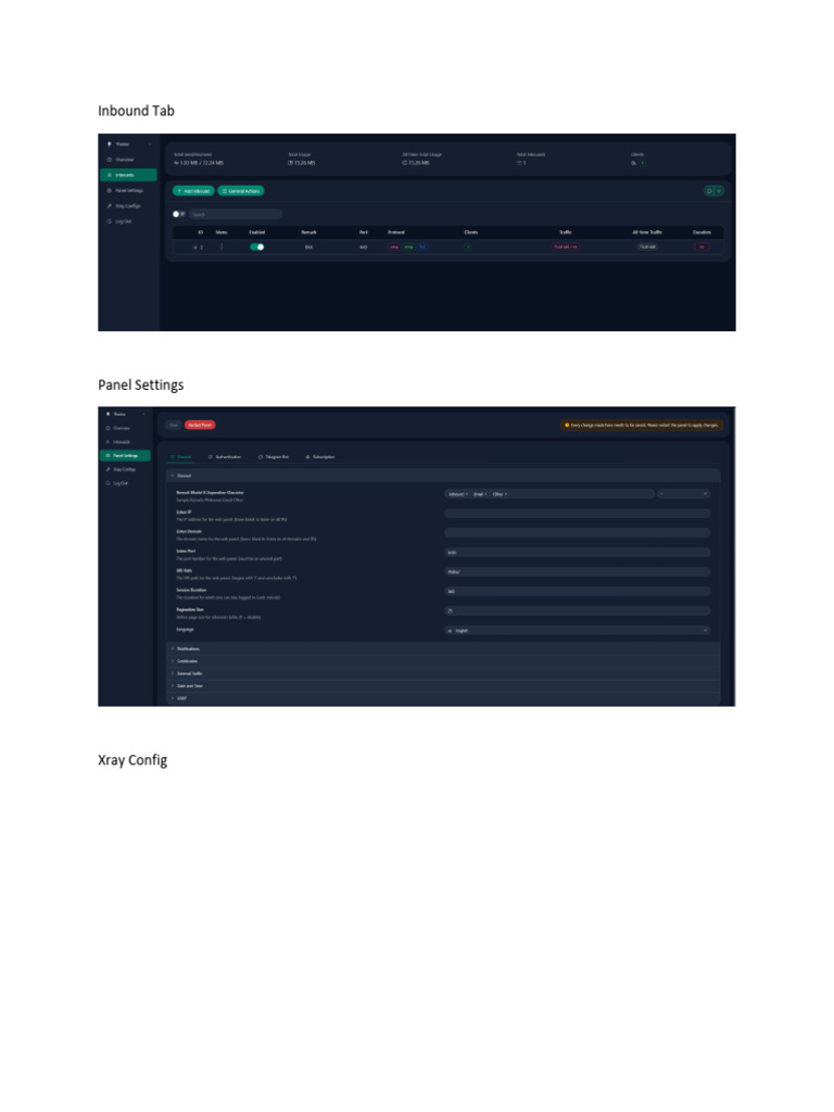 Admin Panel | PDF