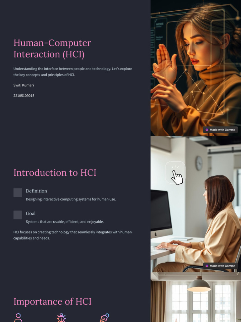 Human Computer Interaction HCI | PDF